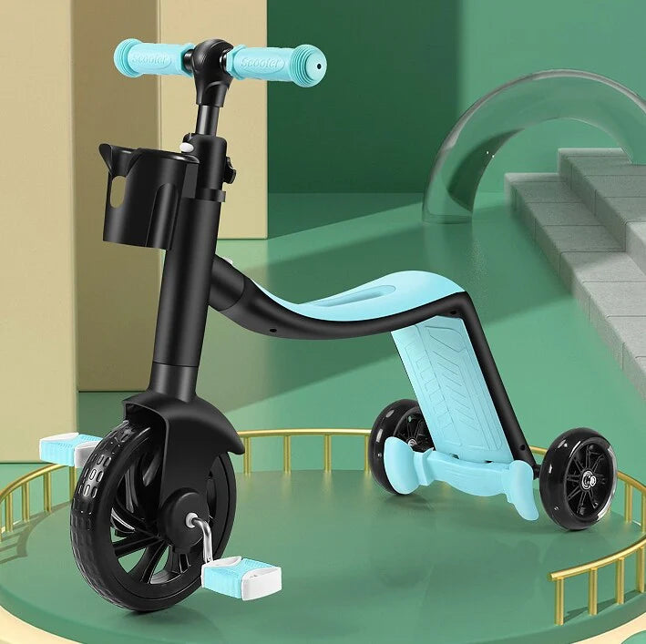 SCOOTER TRICICLO 3 EN 1 MULTIFUNCIONAL