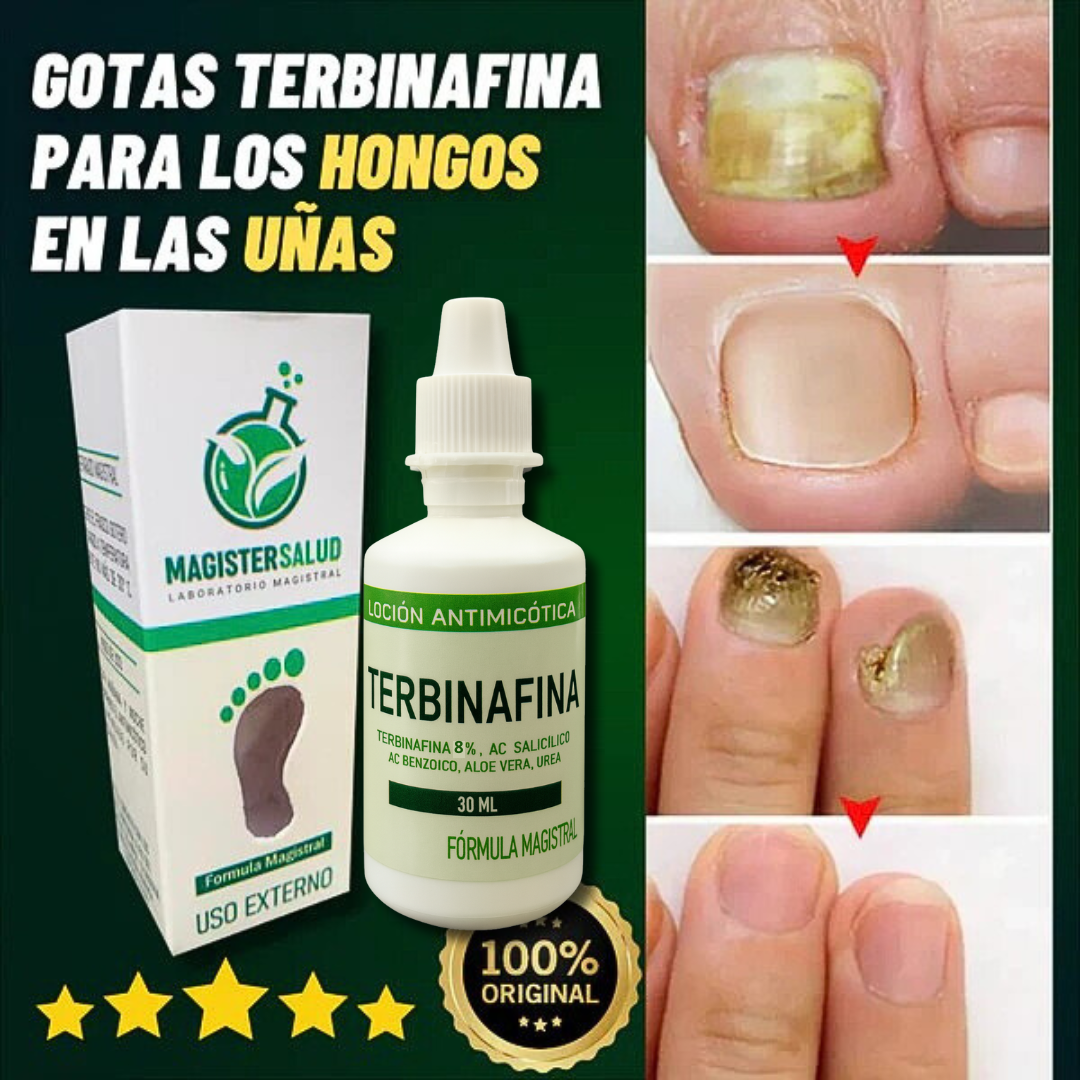 PACK ANTIMICOTICO (GOTAS DE TERBINAFINA 8% + JABON ANTIMICOTICO (SYNDET) (ELIMINA HONGOS EN LAS UÑAS Y PIE DE ATLETA)- M0261