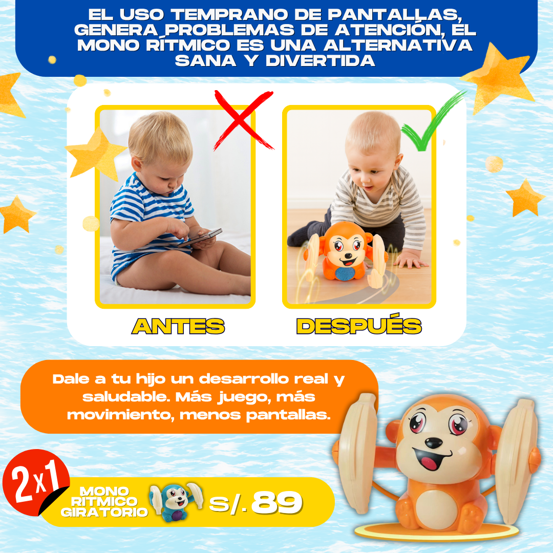 MONO RITMICO GIRATIO (JUGUETE PARA NIÑOS) - M0331