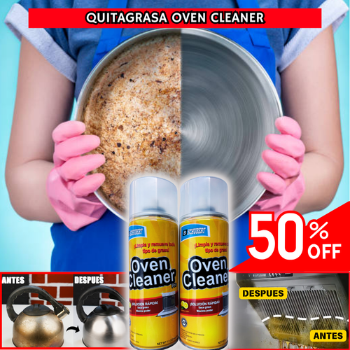 NUEVO QUITAGRASA OVEN CLEANER - LLEVALO AL 50%