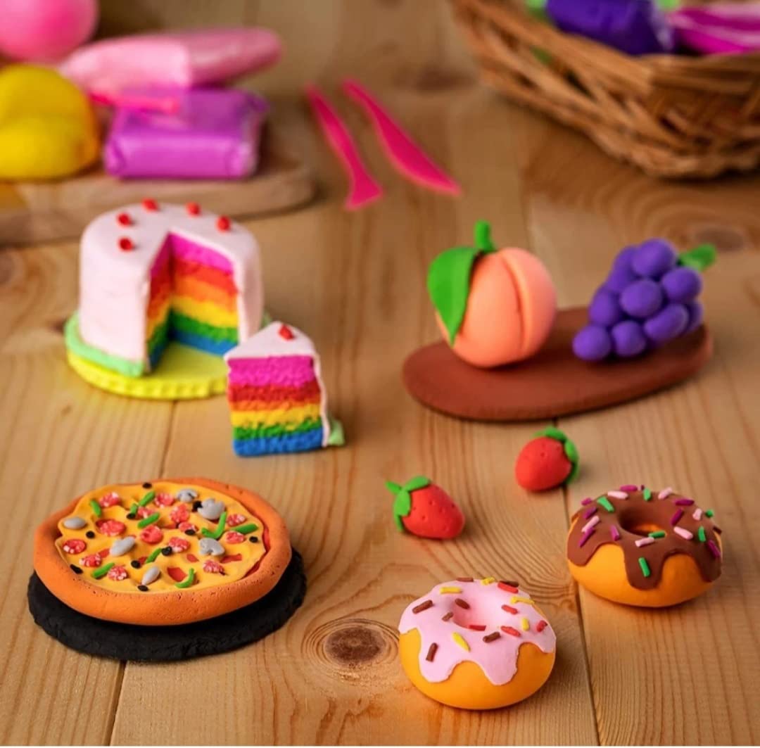 FOAMY MOLDEABLE KIT X 36 COLORES + 3 HERRAMIENTAS PARA MOLDEAR