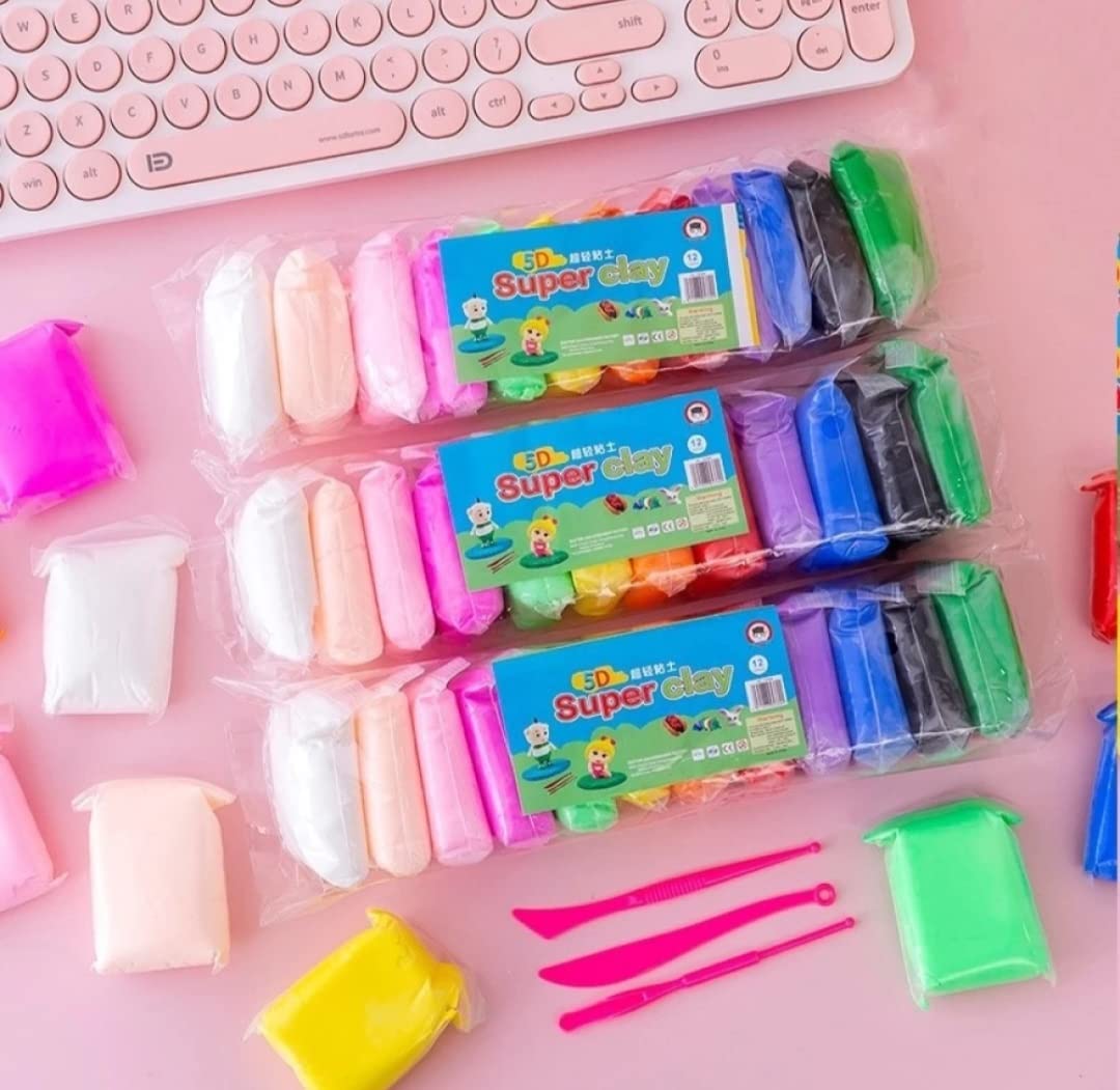 FOAMY MOLDEABLE KIT X 36 COLORES + 3 HERRAMIENTAS PARA MOLDEAR