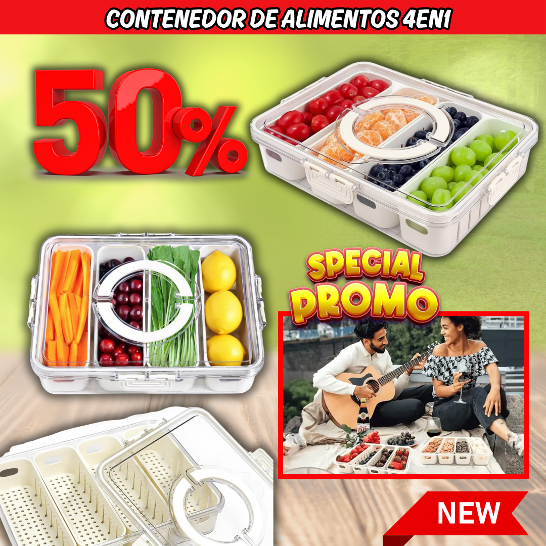 CONTENEDOR DE ALIMENTOS 4EN1 50% DSCTO. -