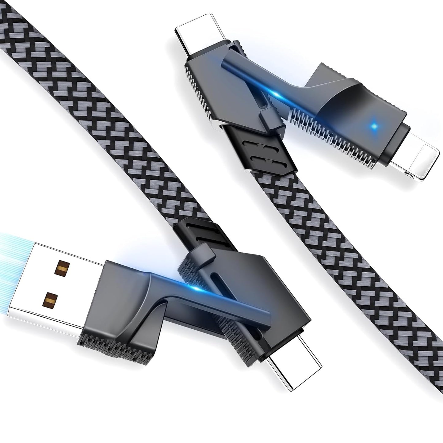 PACK 2 CABLES CONVERTIBLES MULTIFUNCIÓN (4 EN 1)