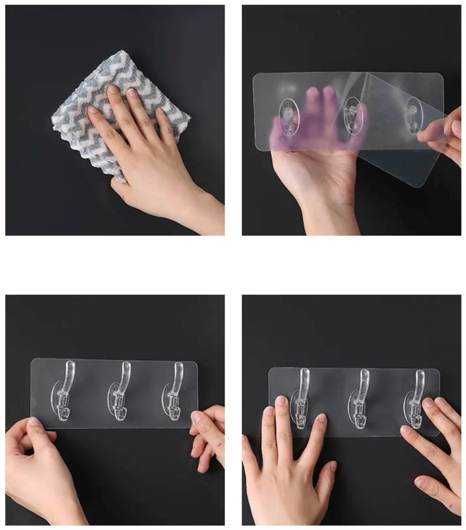 SOPORTE AJUSTABLE + PERCHERO ADHESIVO GRATIS