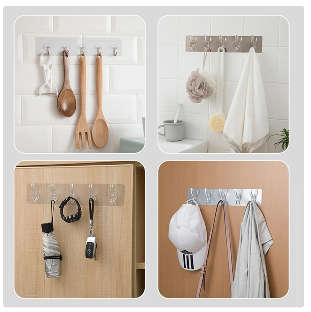 SOPORTE AJUSTABLE + PERCHERO ADHESIVO GRATIS