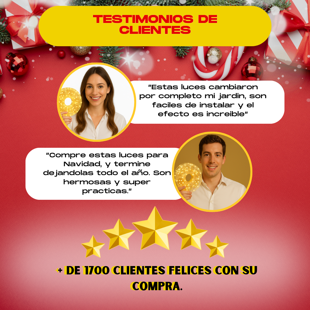 ROLLO LUCES SOLARES DE 45 METROS - M0324