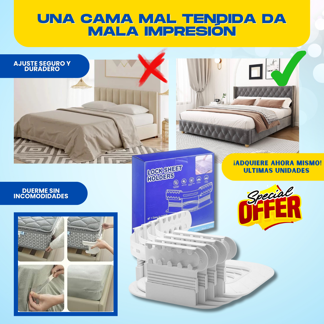 FIJADOR DE SABANAS + REGALO NAVIDEÑO - M0322