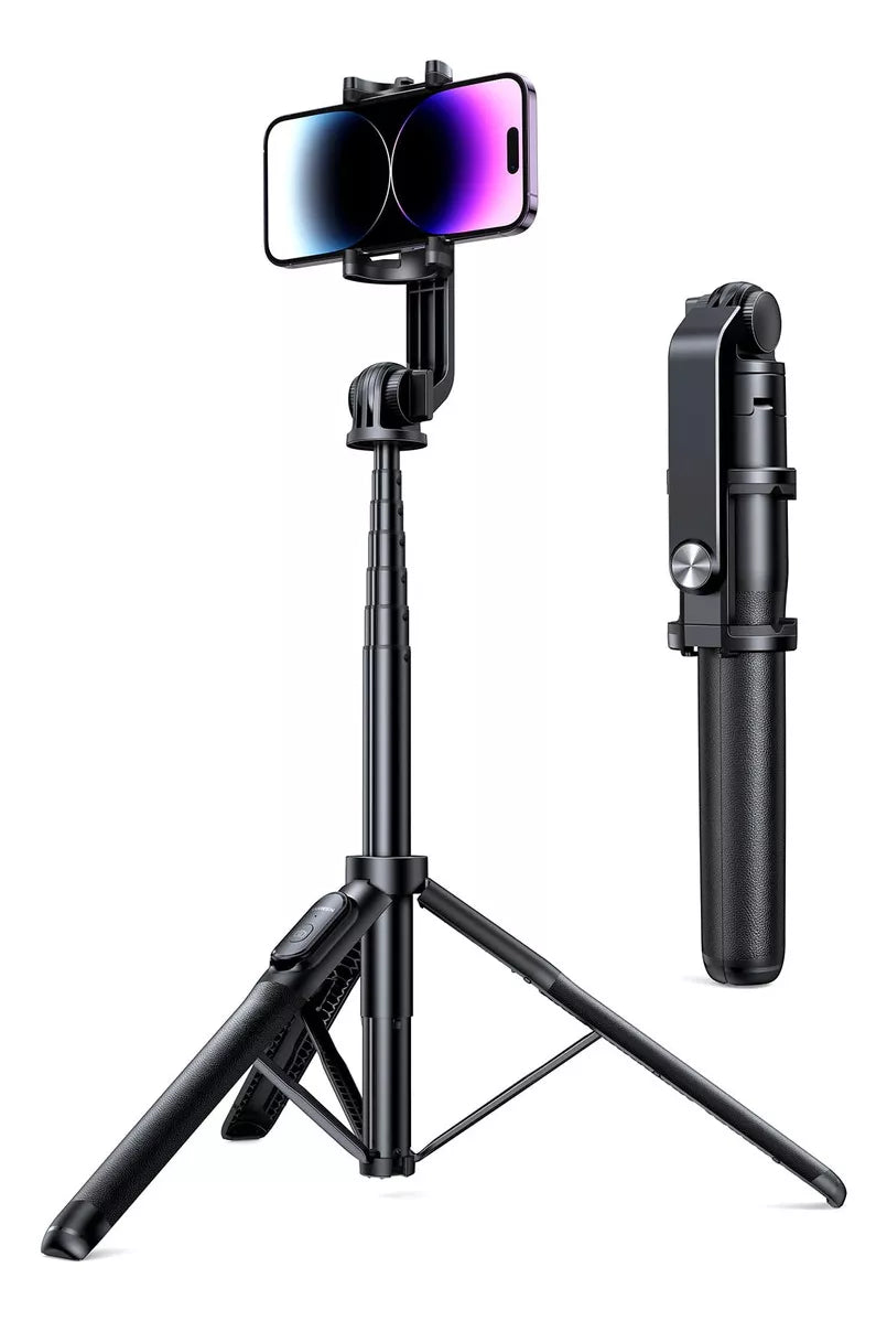 NUEVO TRIPODE CONVERTIBLE 3EN1 + CONTROL REMOTO + LUZ LED PORTATIL - M026
