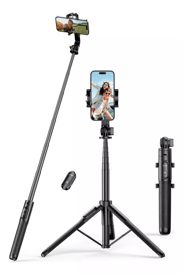NUEVO TRIPODE CONVERTIBLE 3EN1 + CONTROL REMOTO + LUZ LED PORTATIL - M026