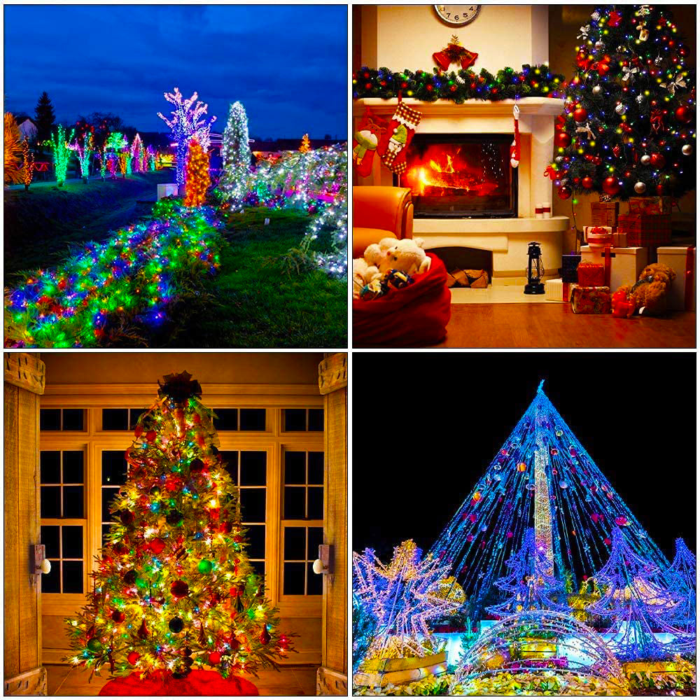 LUCES SOLARES NAVIDEÑAS MULTICOLOR (18 METROS).