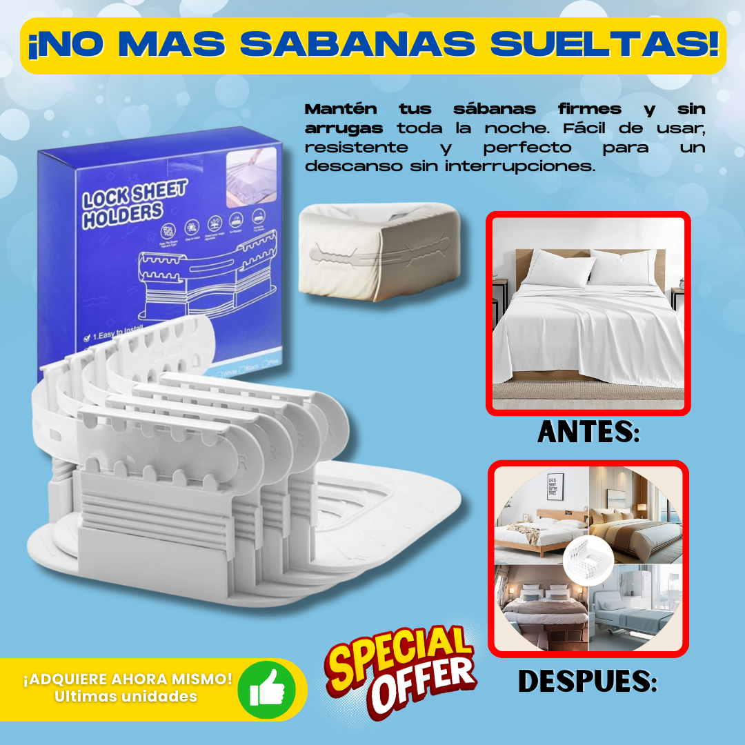 FIJADOR DE SABANAS + REGALO NAVIDEÑO - M0322