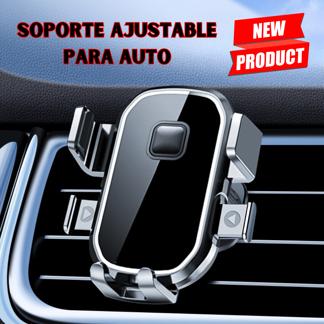 SOPORTE AJUSTABLE UNIVERSAL PARA CELULAR (AUTO)
