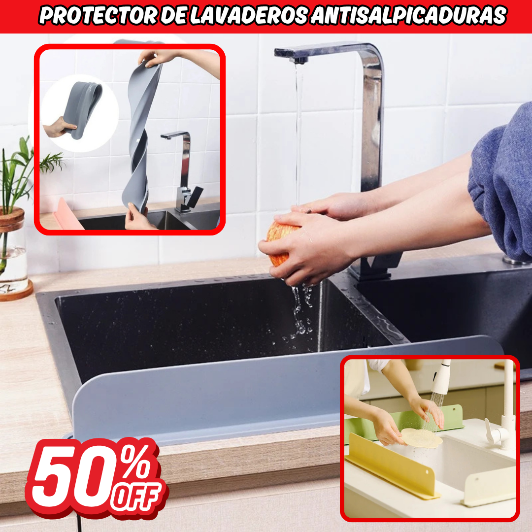 PROTECTOR DE LAVADERO ANTISALPICADURAS - 50% DSCTO.