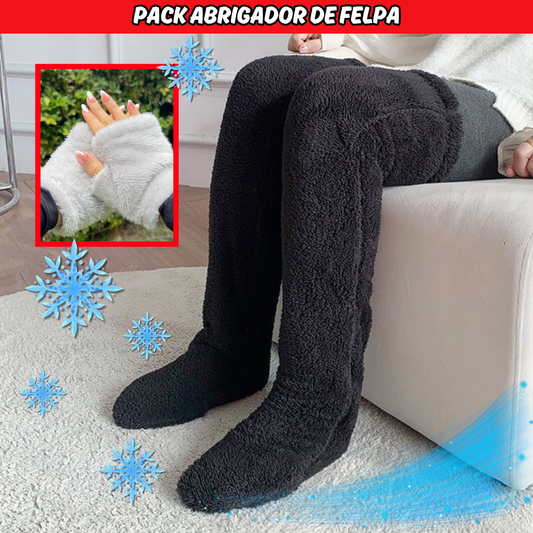 PACK INVIERNO ( 1 PAR DE MEDIAS HASTA LA RODILLA + 1 PAR DE GUANTES POLAR)- M0223