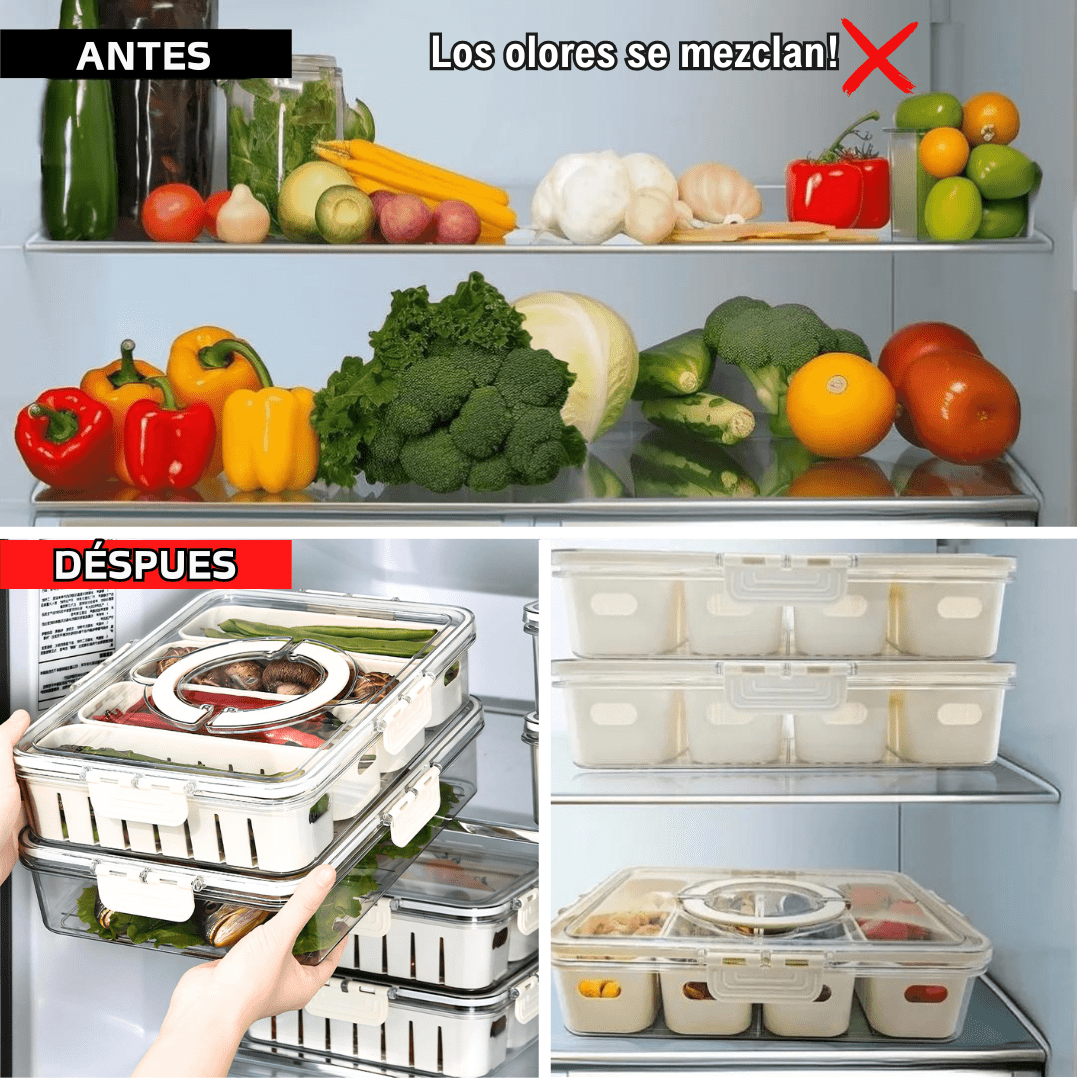 CONTENEDOR DE FRUTAS Y VERDURAS MULTIFUNCION -  M021