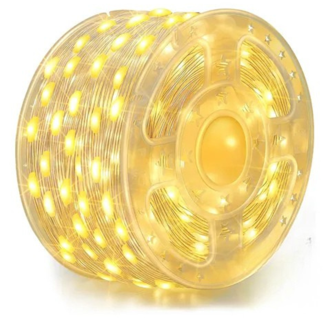 ROLLO LUCES SOLARES DE 45 METROS + REGALO NAVIDEÑO - M0325