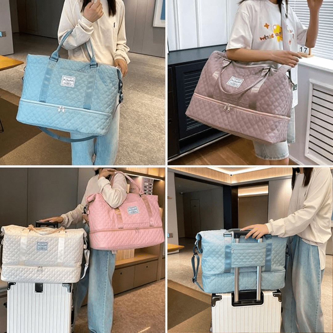 BOLSO DE GRAN CAPACIDAD CON COMPARTIMIENTO PARA ZAPATILLAS