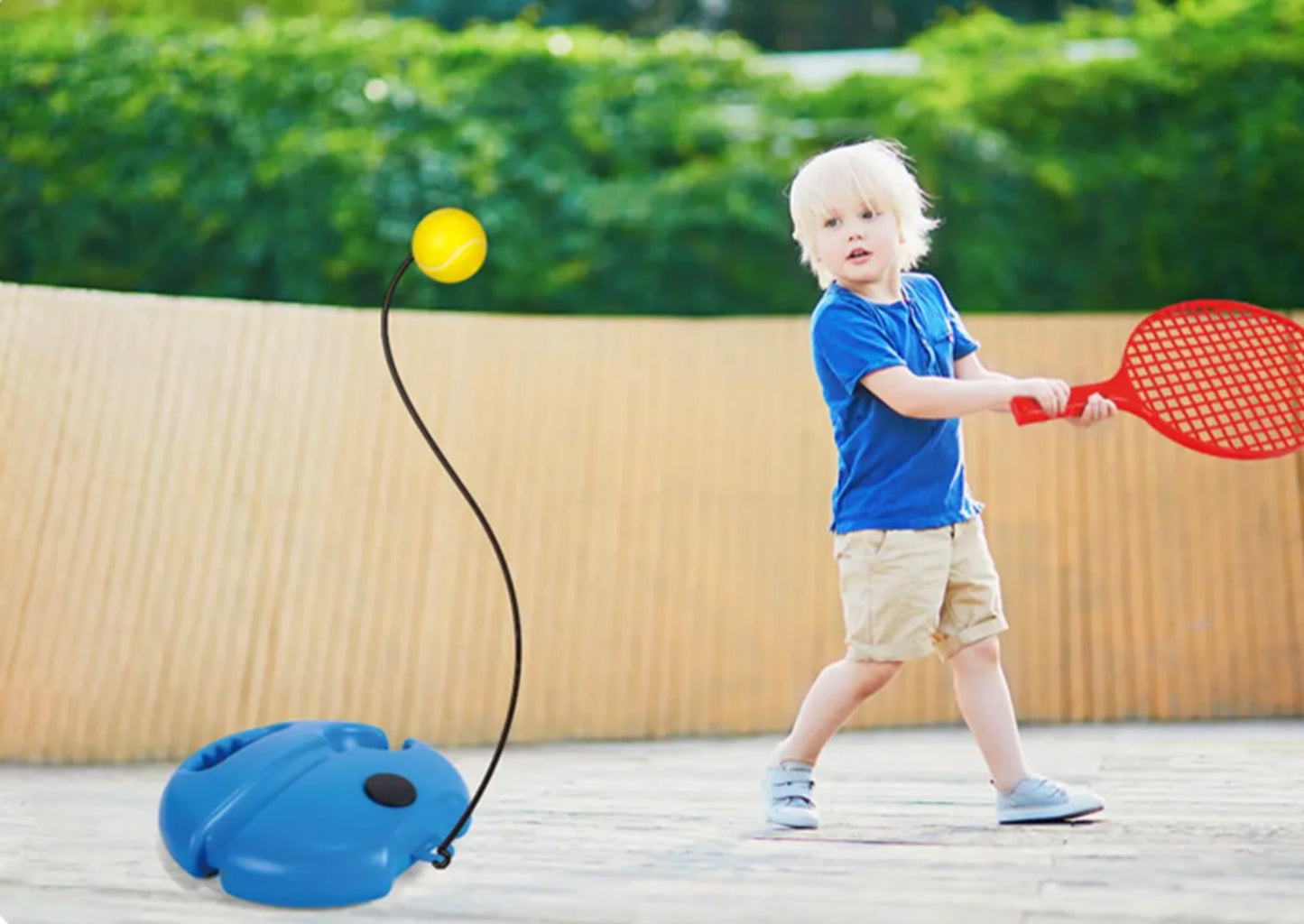 KIT DE TENIS 3 JUEGOS EN 1 (2 Raquetas +2 pelotas  de Tenis + 1 Bádminton)