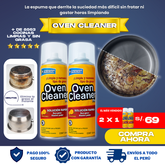 (2X1) OVEN CLEANER - ESPUMA QUITA GRASA- O01