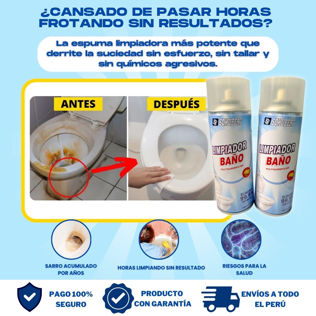 PACK ESPUMA PARA BAÑO Y DUCHA (2 ESPUMAS) + 1 REGALO - M0358