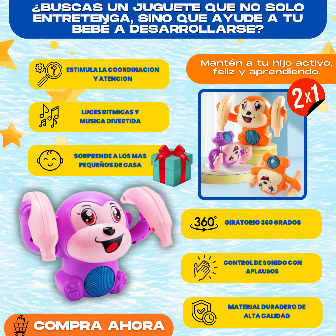 MONO RITMICO GIRATIO (JUGUETE PARA NIÑOS) - M0331