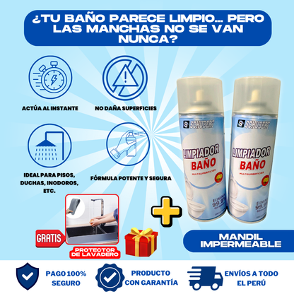 PACK ESPUMA PARA BAÑO Y DUCHA (2 ESPUMAS) + 1 REGALO - M0358