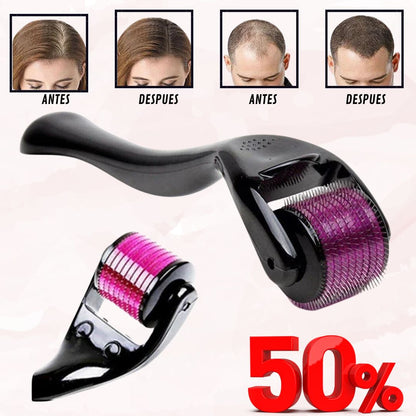 DERMA ROLLER  50% (RODILLO PROFESIONAL PARA MEJORAR EL ASPECTO DE LA PIEL)