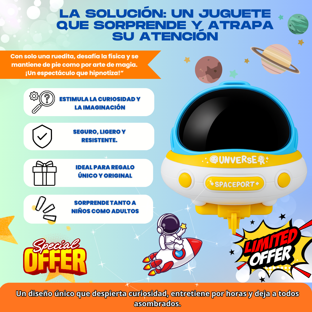 JUGUETE ASTRONAUTA EQUILIBRISTA - M0327