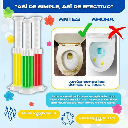KIT SELLO GEL AROMATIZADOR DE BAÑO (3 UNIDADES) - M0413
