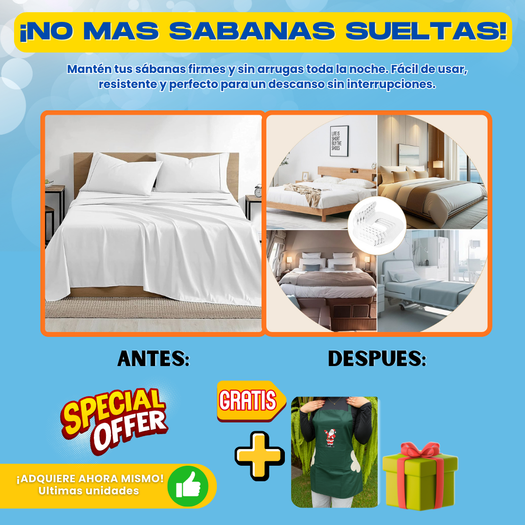 FIJADOR DE SABANAS (2X1) + REGALO - M0397