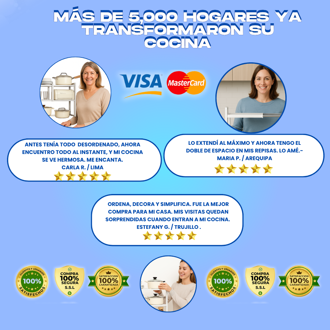 ORGANIZADOR EXTENSIBLE DE COCINA + REGALO- M0372