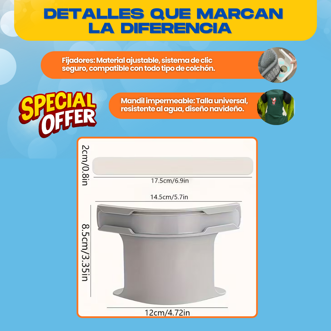 FIJADOR DE SABANAS (2X1) + REGALO - M0397