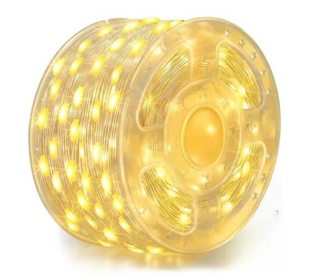 ROLLO LUCES SOLARES DE 45 METROS + REGALO NAVIDEÑO - M0334