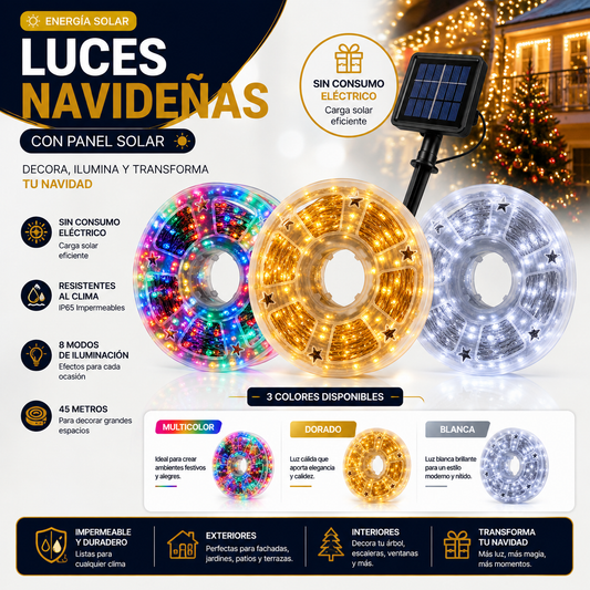 LUCES SOLARES NAVIDEÑAS - LN-1