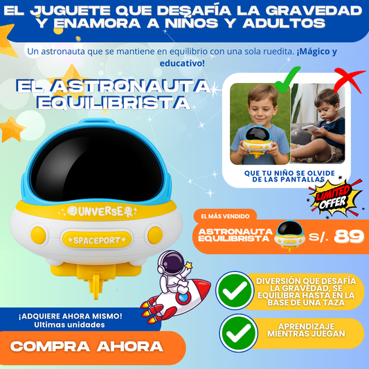 JUGUETE ASTRONAUTA EQUILIBRISTA - M0327