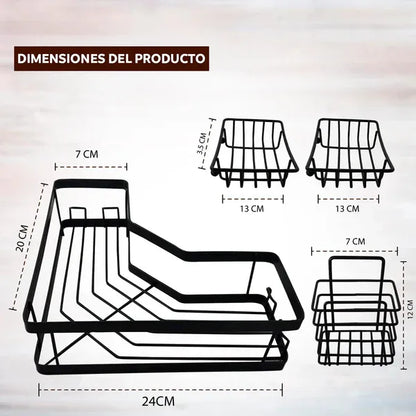 REPISAS ORGANIZADORAS DE BAÑO 5 EN 1 - M0305