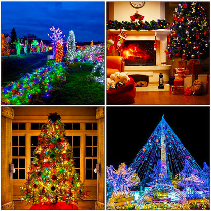 LUCES SOLARES NAVIDEÑAS MULTICOLOR (18 METROS).