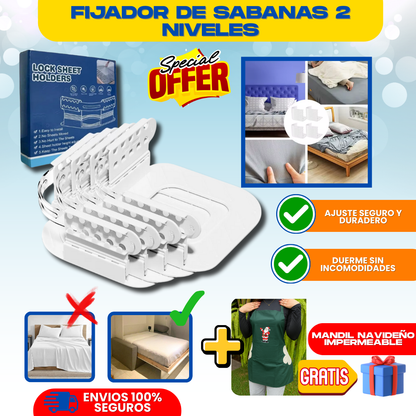 FIJADOR DE SABANAS + REGALO NAVIDEÑO - M0320