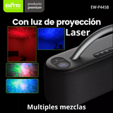 Parlante Bluetooth Con Proyeccion De Luces LED Y LACER - Ewtto (60W)