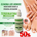GOTAS DE TERBINAFINA QUITA HONGOS 50%