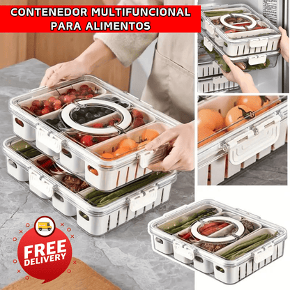 CONTENEDOR DE FRUTAS Y VERDURAS MULTIFUNCION -  M021