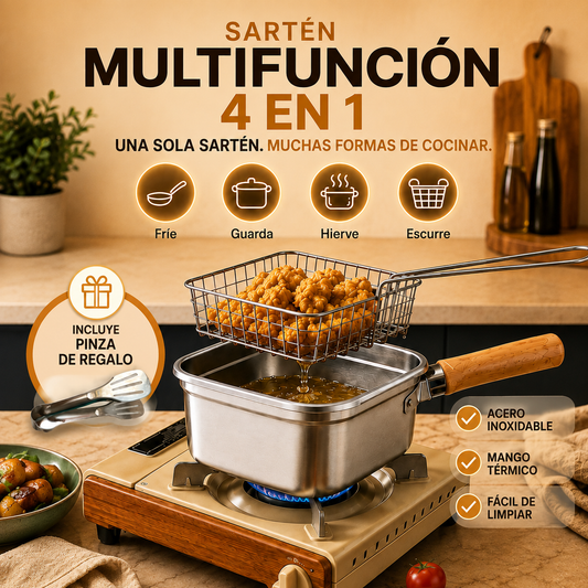 SARTEN MULTIFUNCIÓN 4 EN 1- SM1