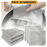 PACK PAÑO METALICO ANTIADHERENTE ( PACK 20 UNIDADES)
